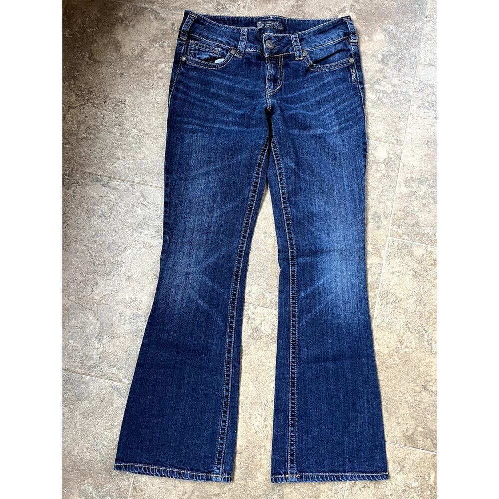 Silver Suki Denim Jeans,  Bootcut, Women's size W29/L32